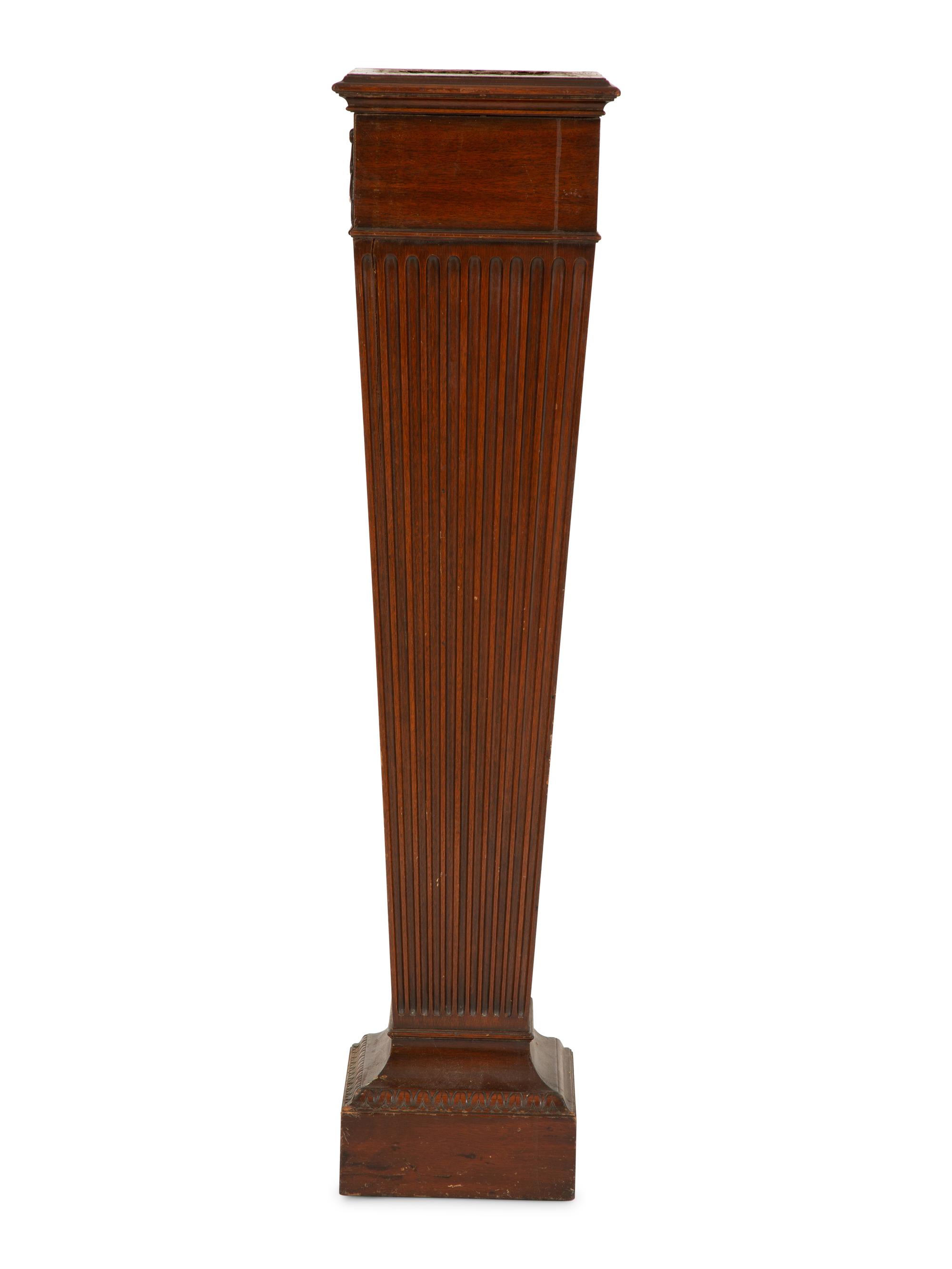 A Regency Style Mahogany Pedestal