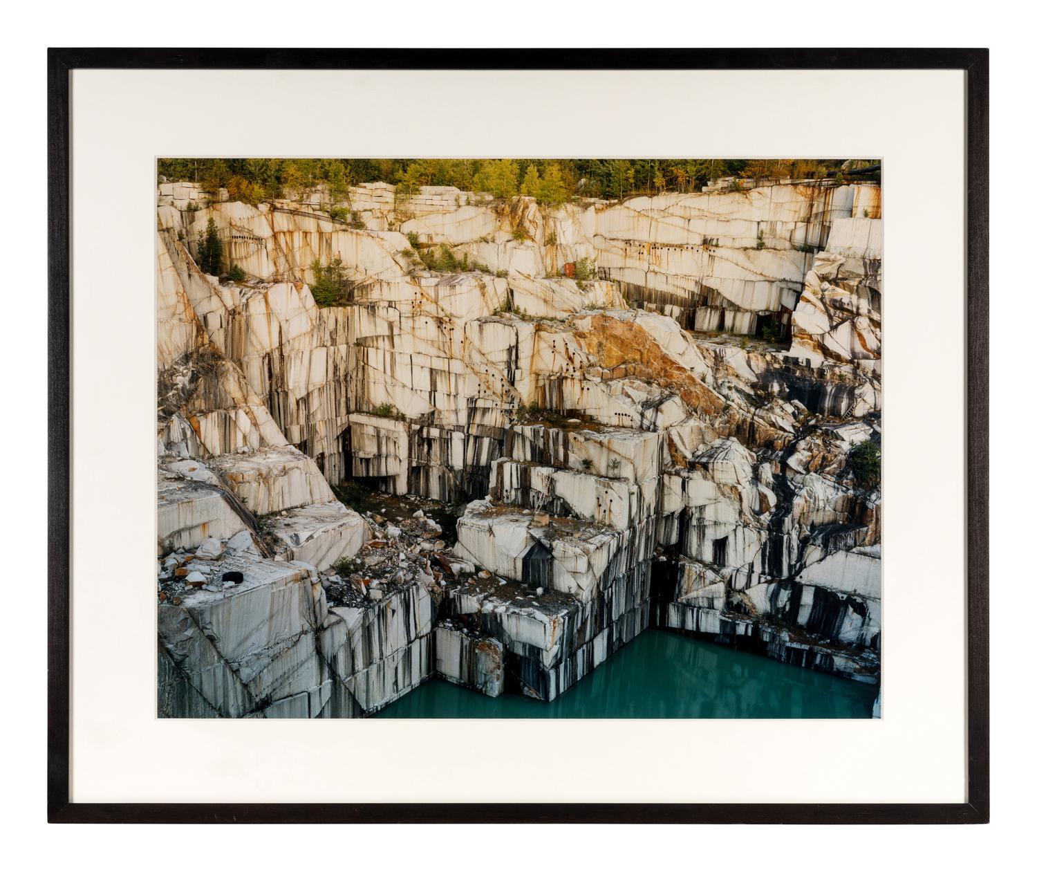 Edward Burtynsky (born 1955) Rock of Ages #23, Abandoned Section, Adam-Pirie Quarry, Barre, Vermont, 1991