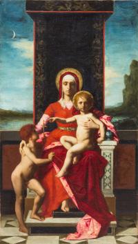 The Virgin and Child with St. John the Baptist , c. 1874