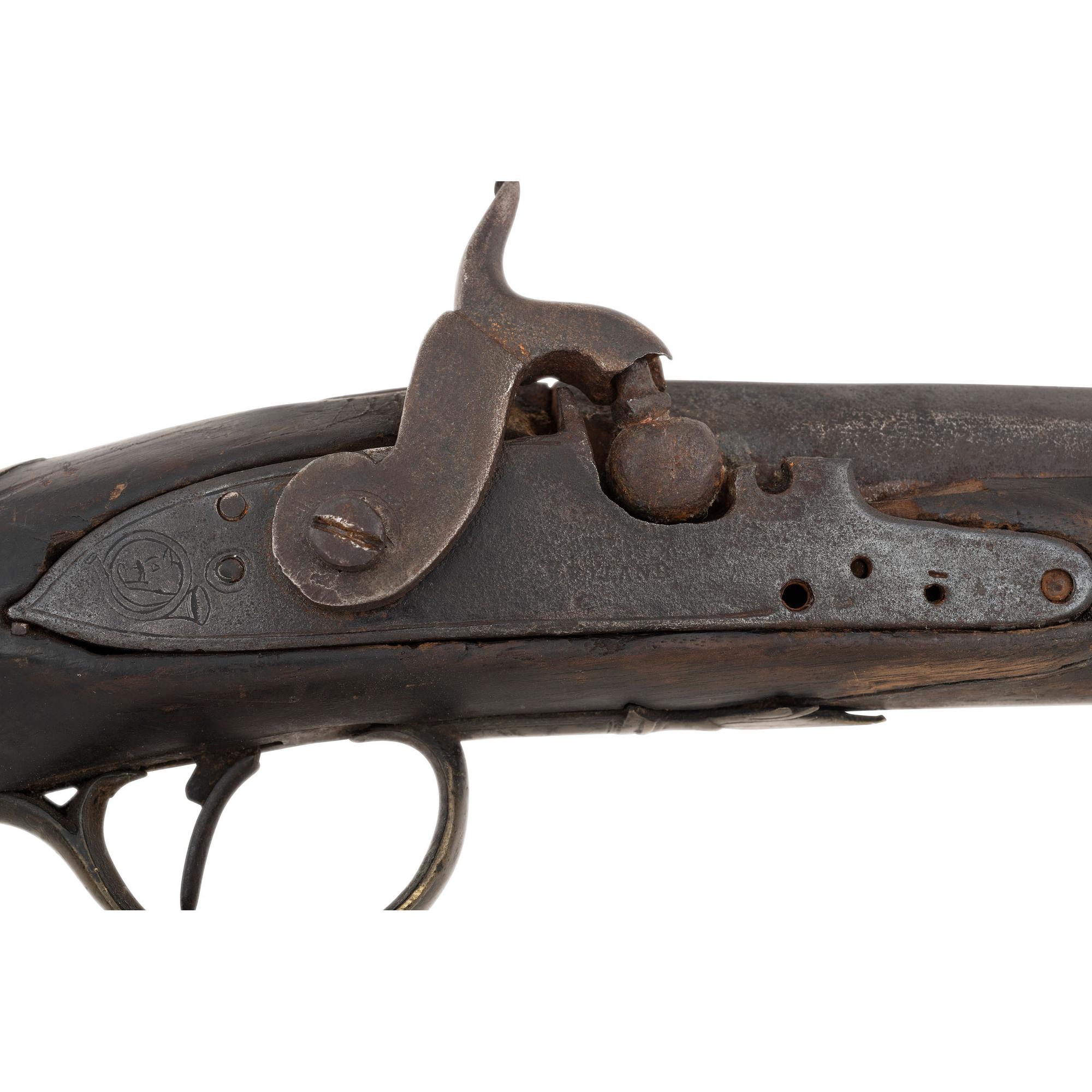 Tack Decorated Percussion Altered Northwest Chief's Grade Trade Gun by Ketland