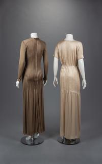 Two Geoffrey Beene Evening Dresses, Fall 1975