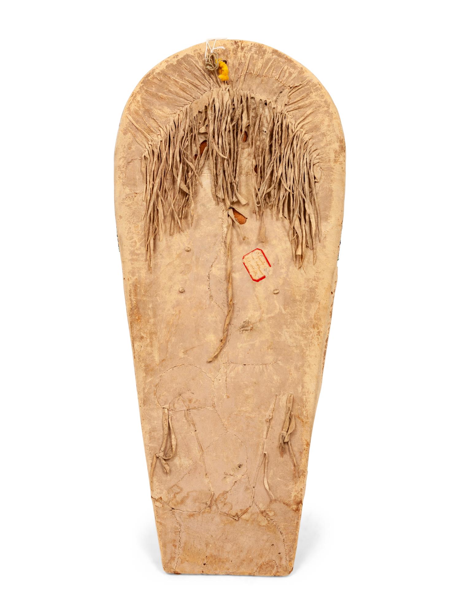 Ute Beaded Hide Doll Cradle
