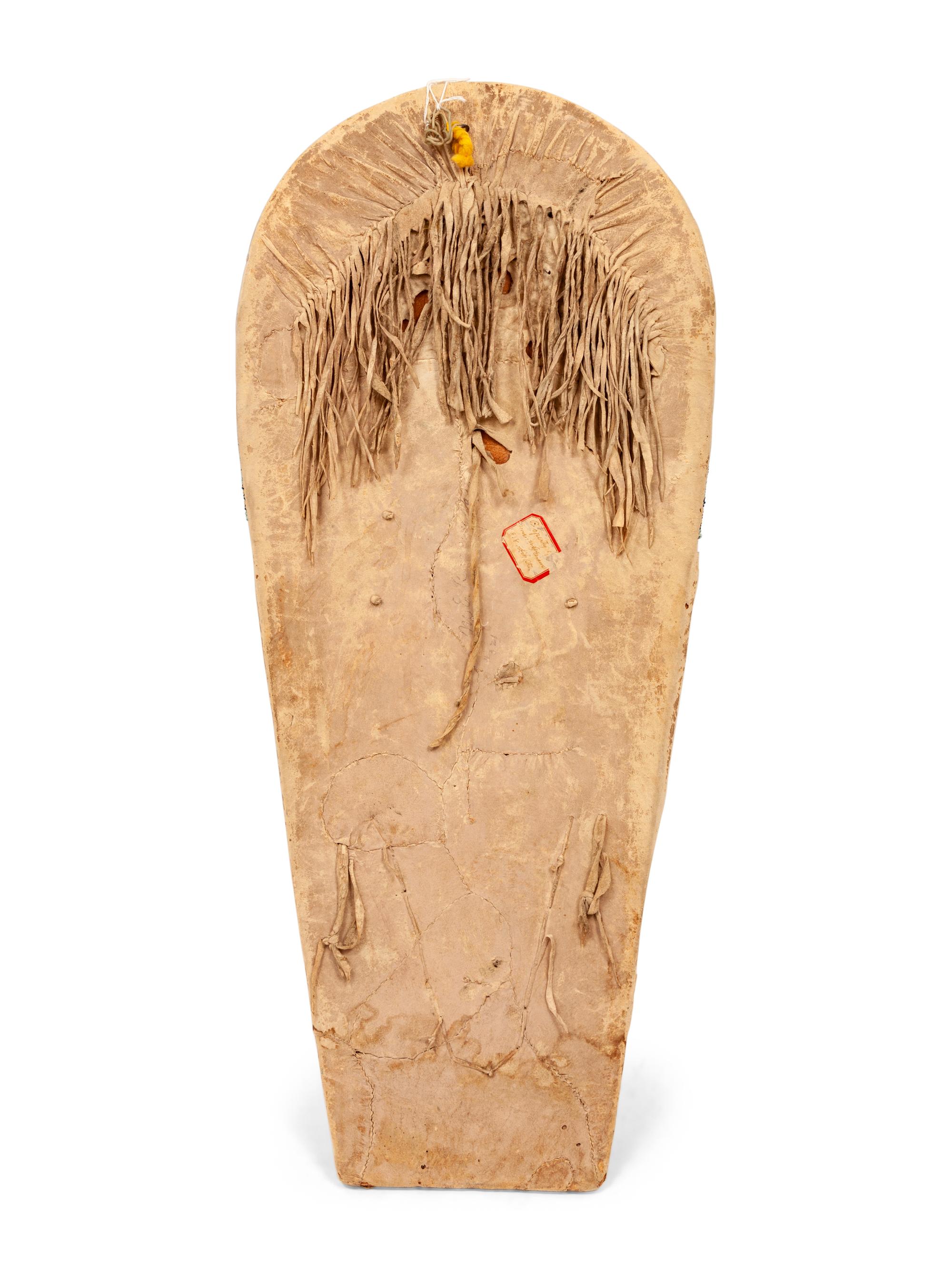 Ute Beaded Hide Doll Cradle