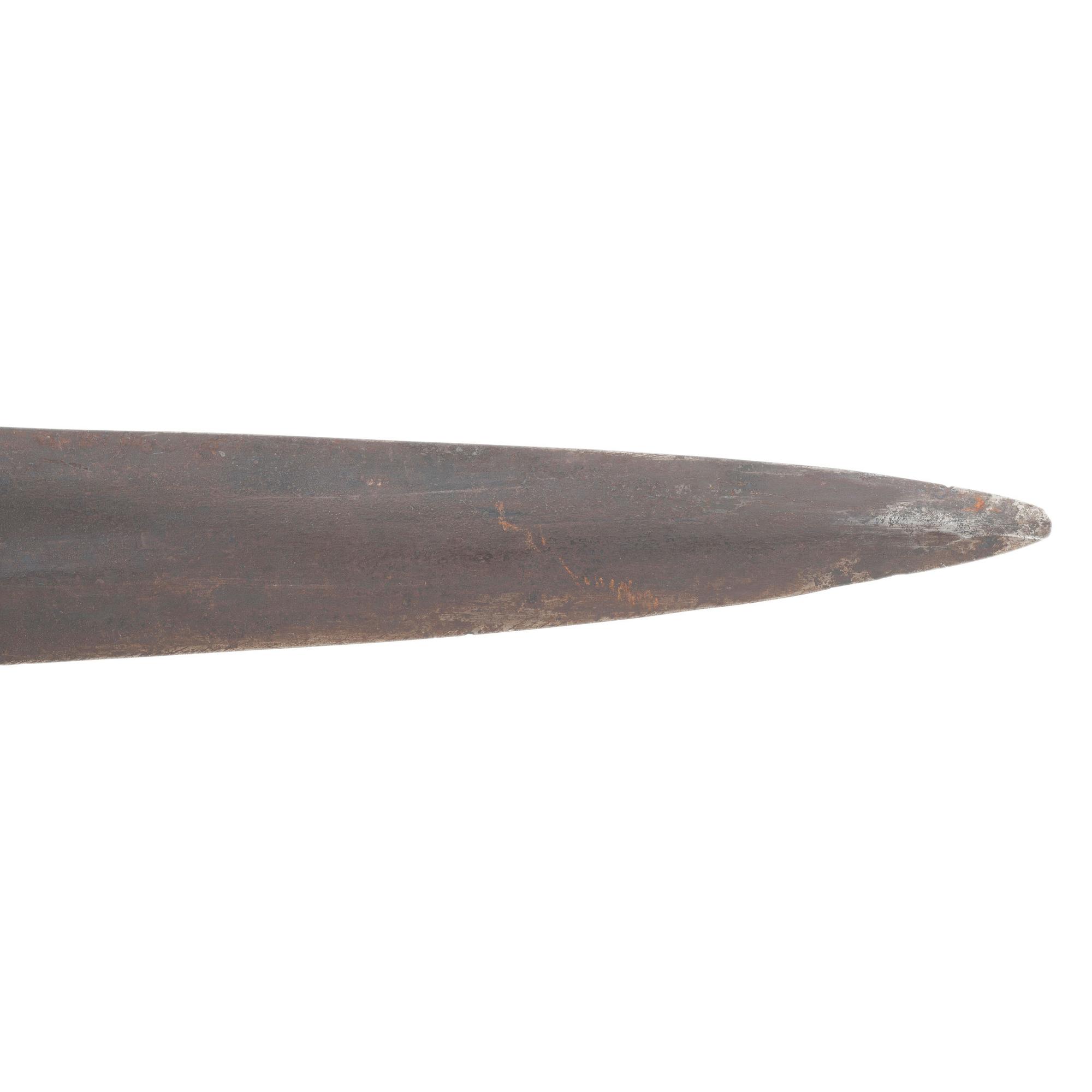Restored Thomas Leech & Co Tennessee Side Knife with Belt, Frog and Scabbard