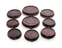 Eighty-One Chinese Small Round Hardwood Stands