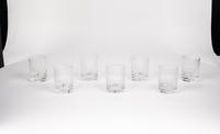 A Set of Seven Baccarat Harmonie Triple Old Fashioned Glasses