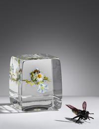 Botanical Paperweight and Bee, 1993