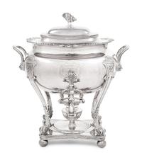 An English Silver-Plate Tea Urn