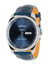 LONGINES, STAINLESS STEEL REF. L2.920.4 'MASTER' ANNUAL CALENDAR WRISTWATCH