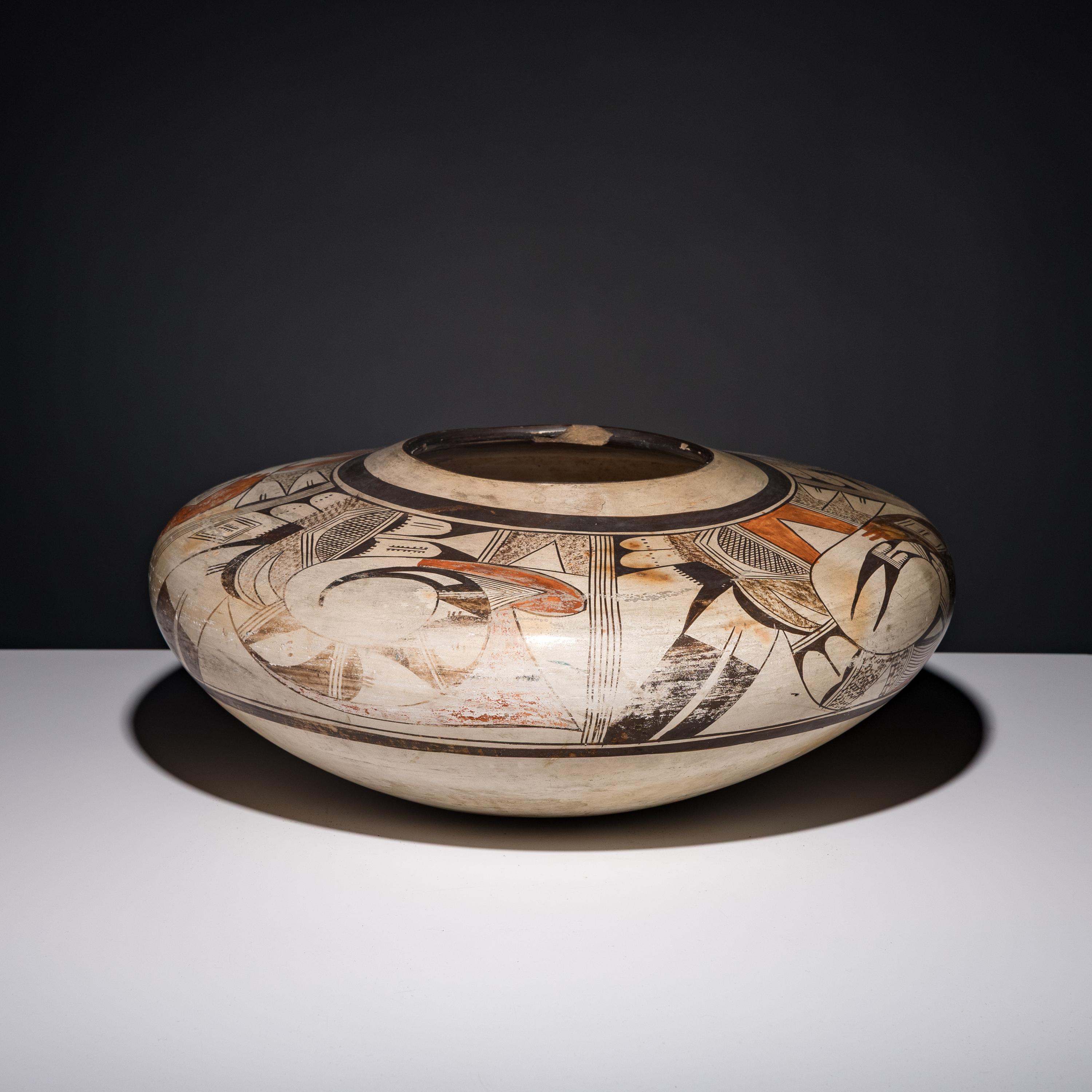 Nampeyo of Hano, Attributed (Hopi-Tewa, 1859-1942) — Polychrome Pottery Jar