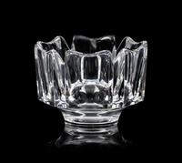 A Group of Six Orrefors and Kosta Glass Table Articles