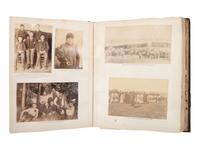 [NATIVE AMERICANS]. JUNKIN, William W. (1831-1903). A Collection of Indian Photographs and Views with Photos of a Few White Employes [ sic ] Together with Some Indian Letters and Paintings. Made by W.W. Junkin, Fairfield, Iowa. 1889-93.