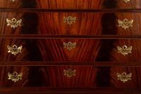 A Pair of George II Style Mahogany Chest on Chests