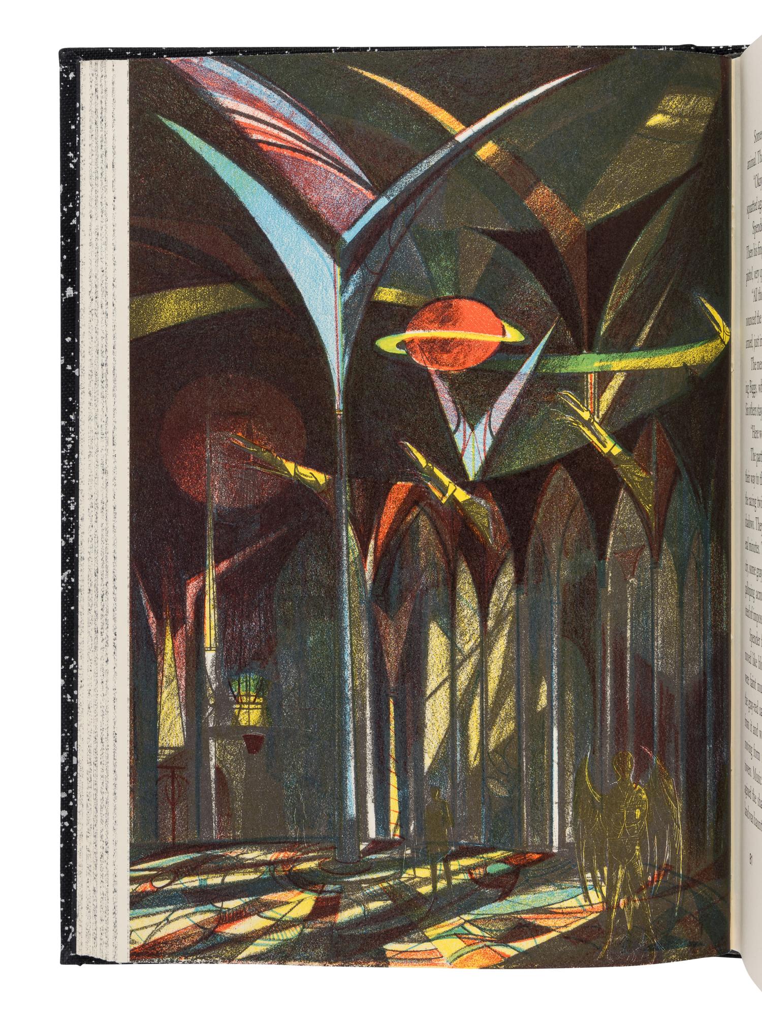 [LIMITED EDITIONS CLUB]. BRADBURY, Ray (1920–2012). The Martian Chronicles . Joe MUGNAINI (1912-1992), illustrator. Avon, CT: The Limited Editions Club, 1974.