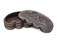 A Chinese Export Metal Box with Dragons