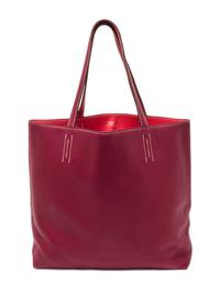 An Hermes Rubis/Bougainvillea 45cm Taurillon Clemence Double Sens Tote, 17.5" x 15.5" x 5".