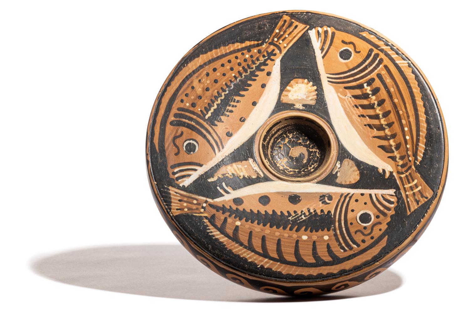 An Apulian Red-Figured Fish Plate