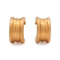 BVLGARI, YELLOW GOLD 'B.ZERO 1' EARCLIPS