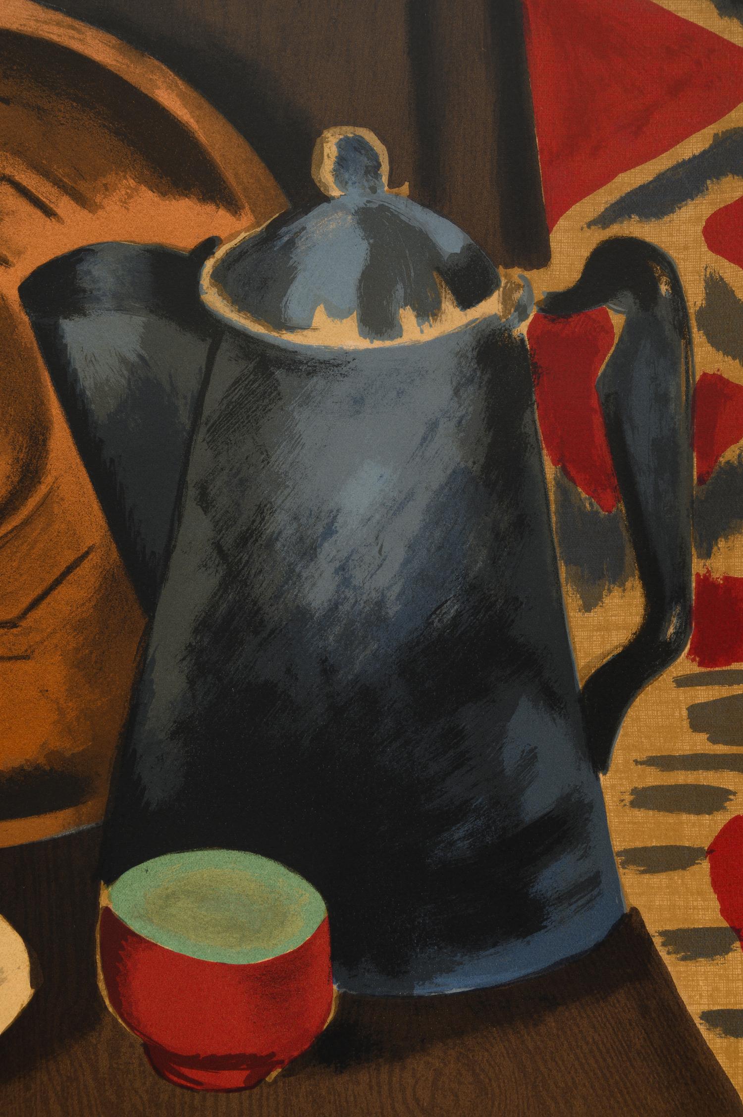 Still Life with Coffee Pot, Cup and Saucer