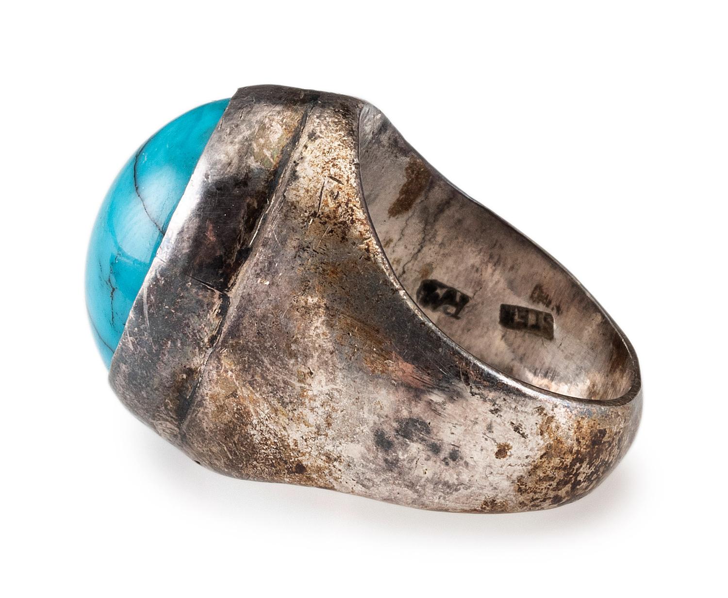 Navajo Silver and Turquoise Ring