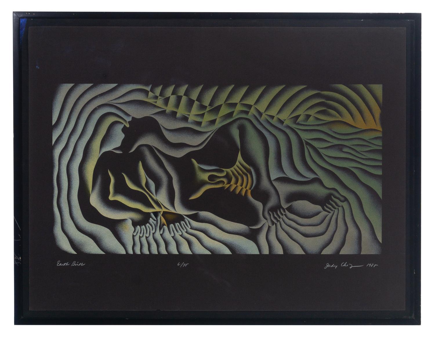 The Creation , Birth Tear/Tear , Birth Trinity , Guided by the Goddess , and Earth Birth (a group of 5 works from The Birth Project ), 1985
