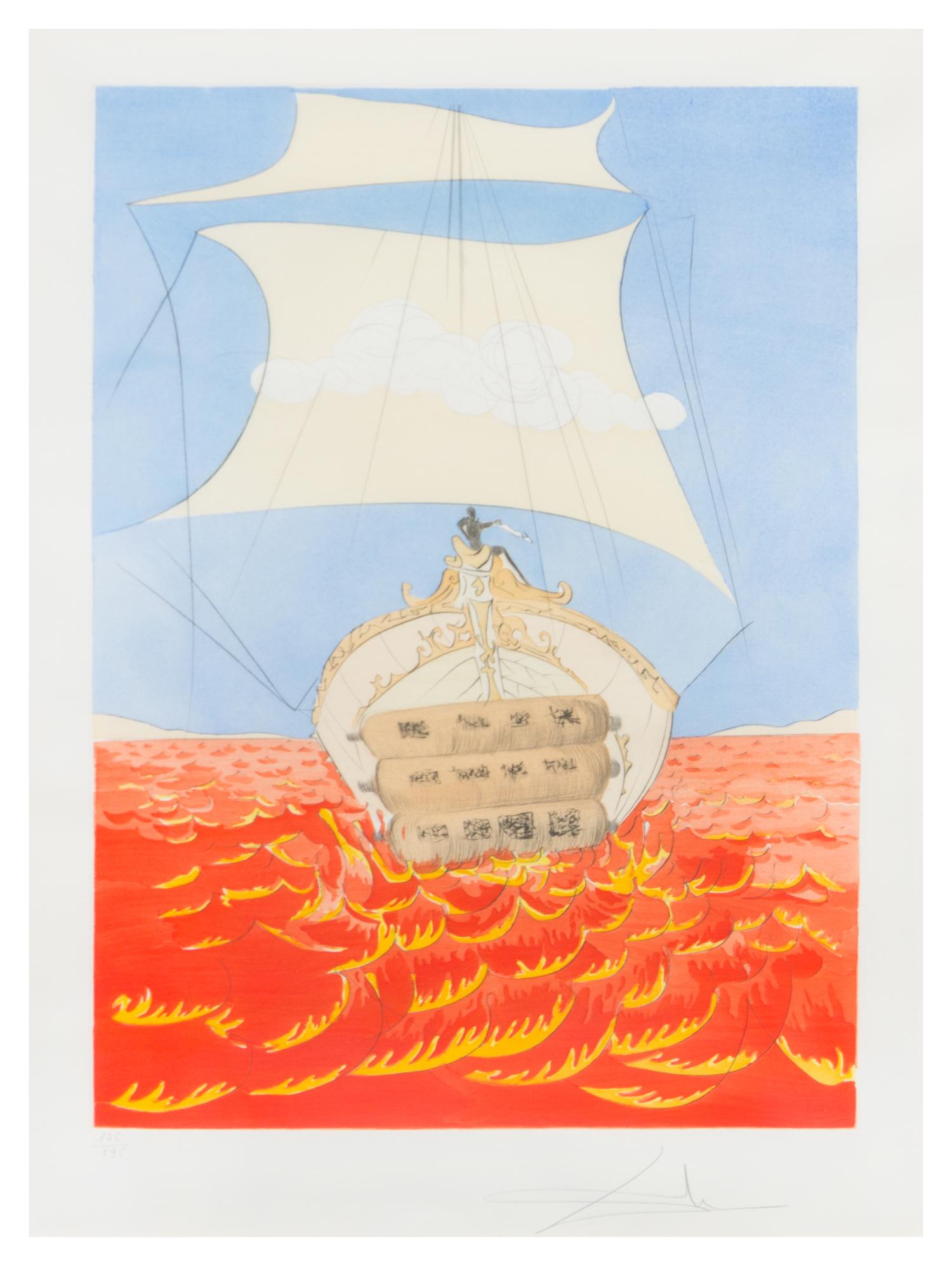 Salvador Dali, (Spanish, 1904-1989), Boat: Levi (from the Twelve Tribes of Isreal)