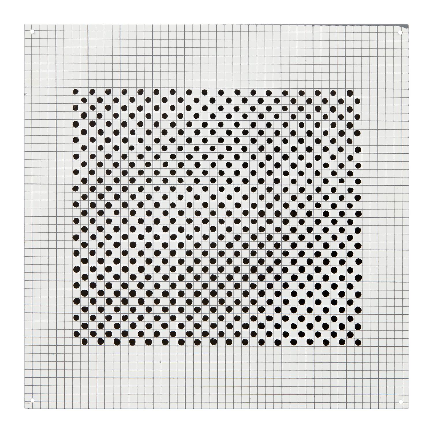 Black 6'' Squares Series #7, 1972