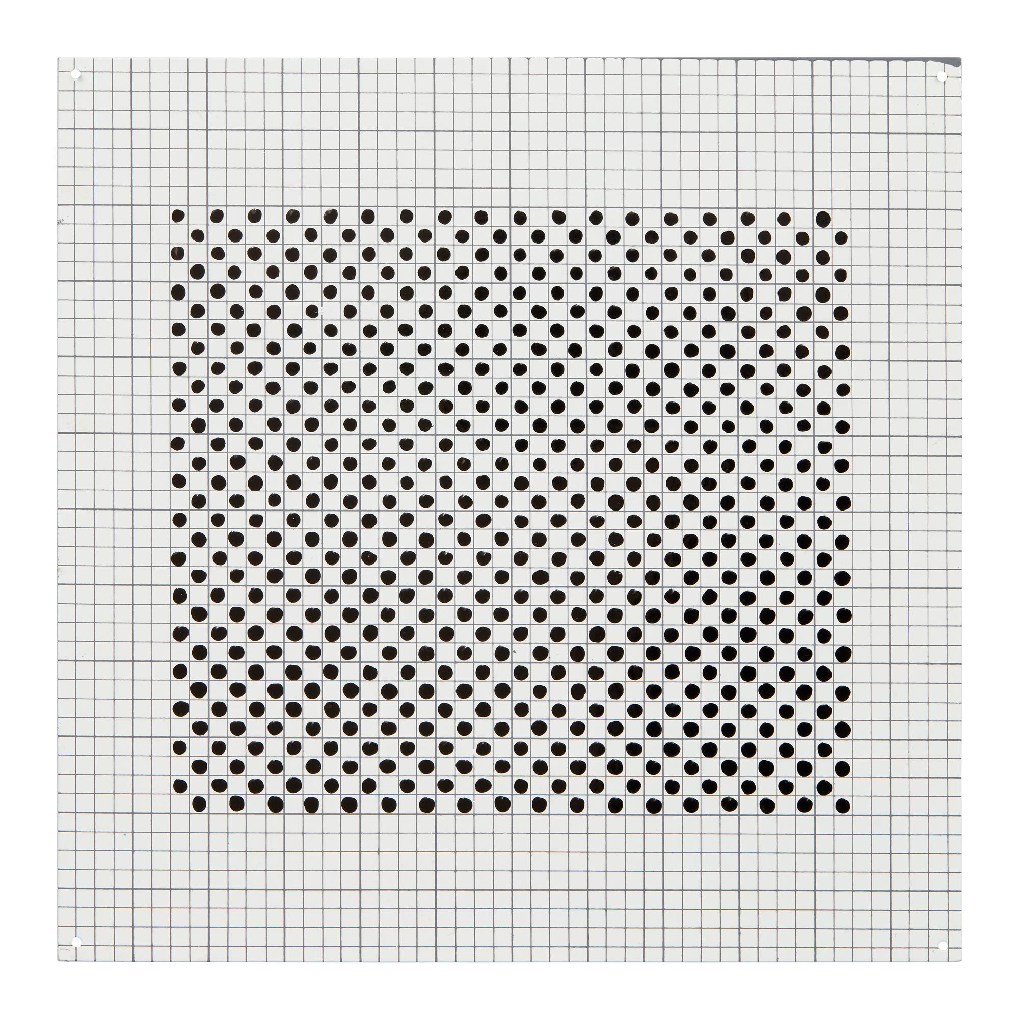 Black 6'' Squares Series #7, 1972