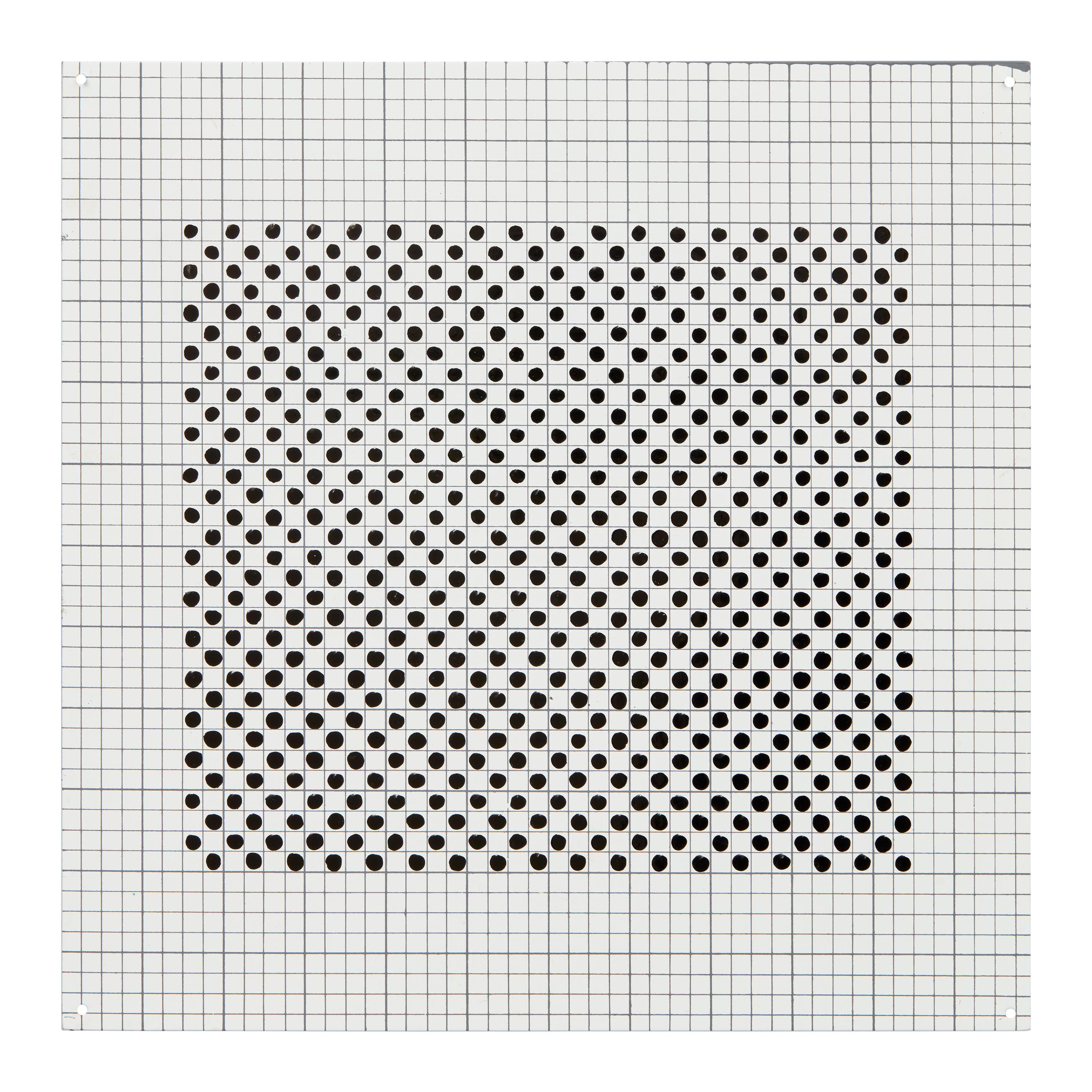 Black 6'' Squares Series #7, 1972