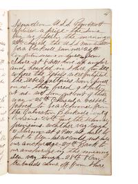 [CIVIL WAR - NAVY.] ALBERT, John E. manuscript diary. 1 September 1862-12 May 1868.