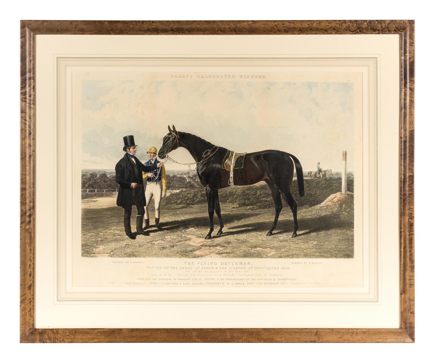 [HORSE RACING SCENES] -- CURRIER and IVES, publishers -- After John Cameron, or Thomas Worth