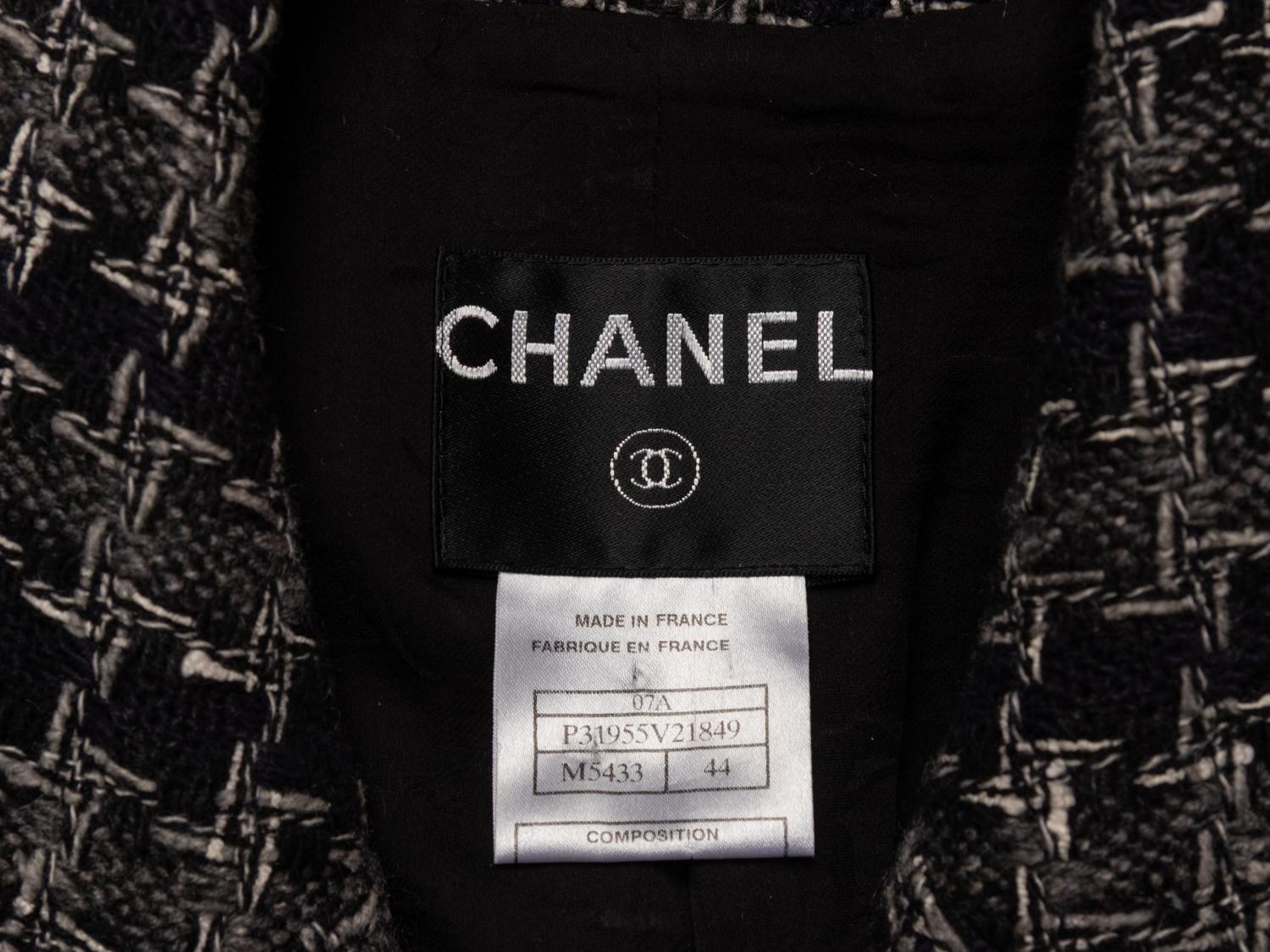 Chanel, Houndstooth Tweed Blazer