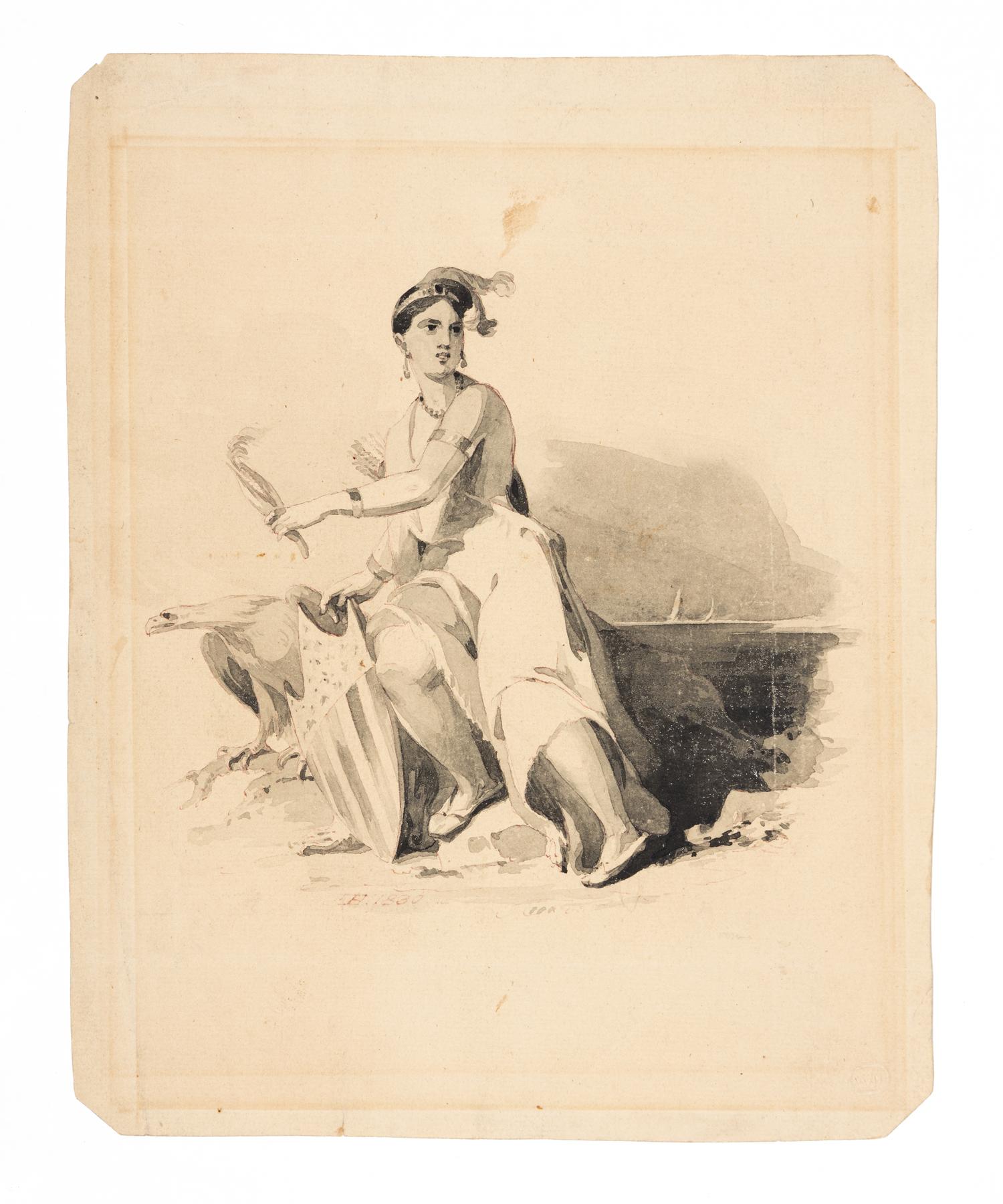 Allegorical Figure of America