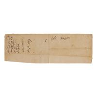 [Colonial America] Manuscript Pay Order for Transporting a Transient Woman to New London, Connecticut