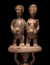 Two African Wood Figures