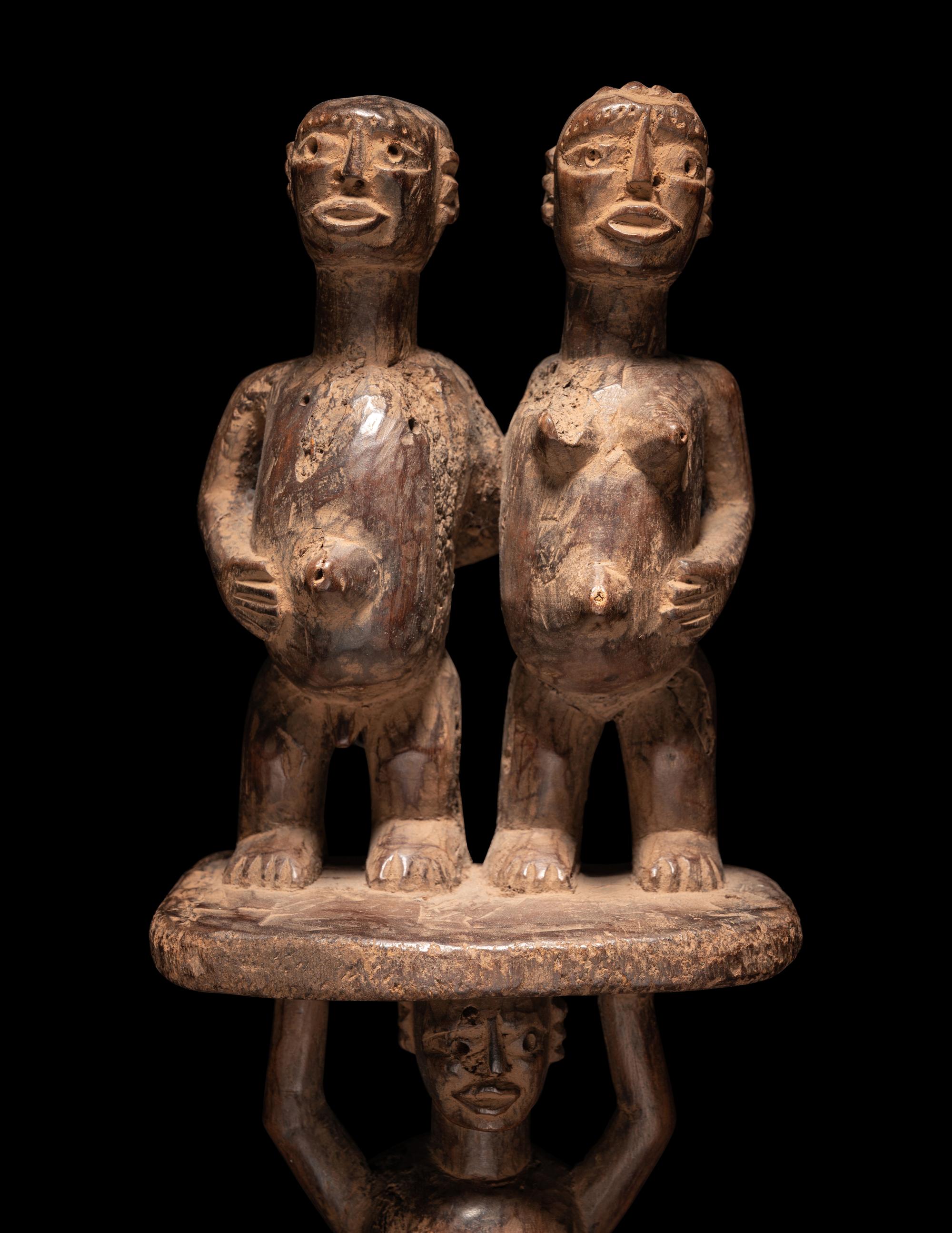 Two African Wood Figures