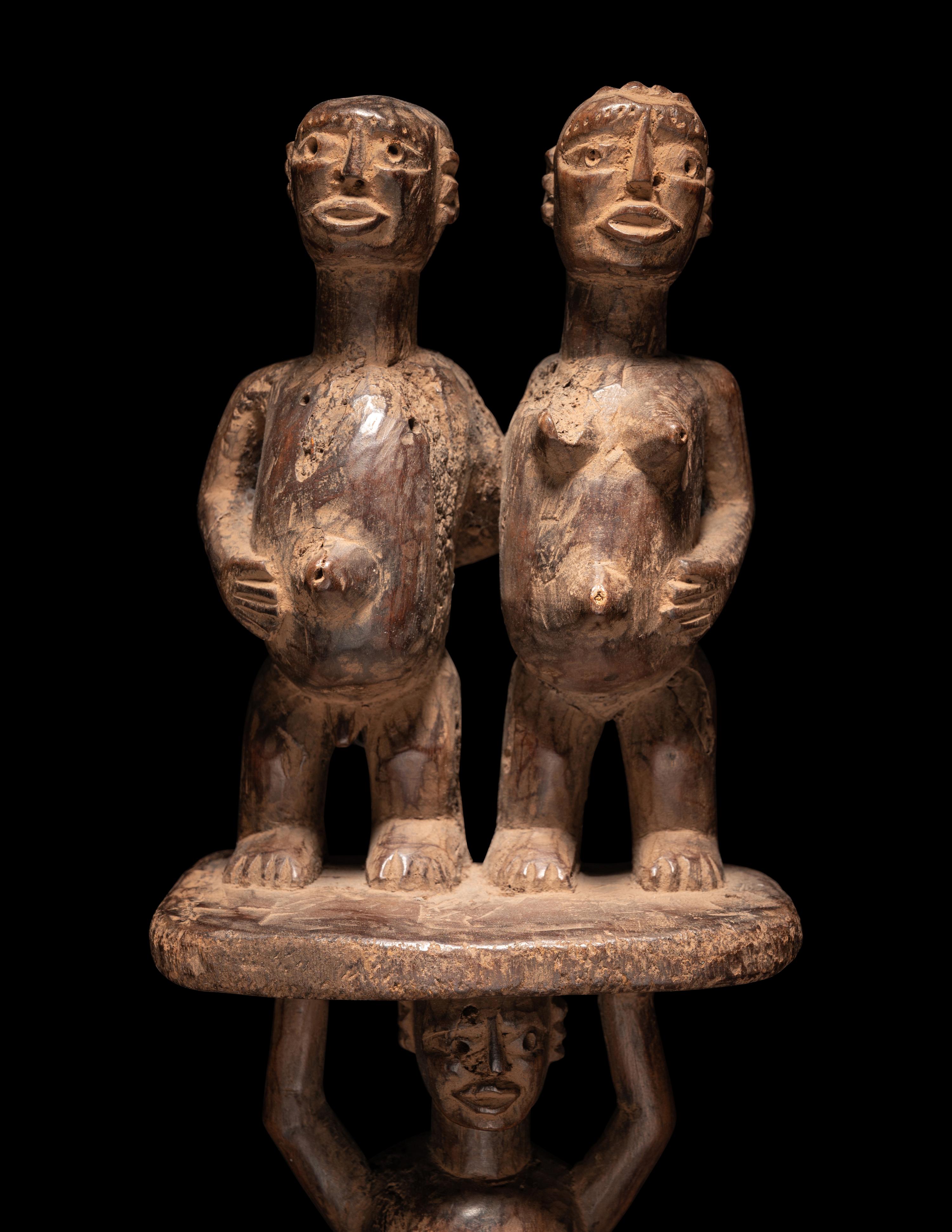 Two African Wood Figures