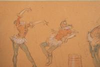 Three Figure Studies of a Clown
