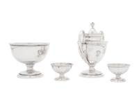 Four American Silver Hollowware Articles