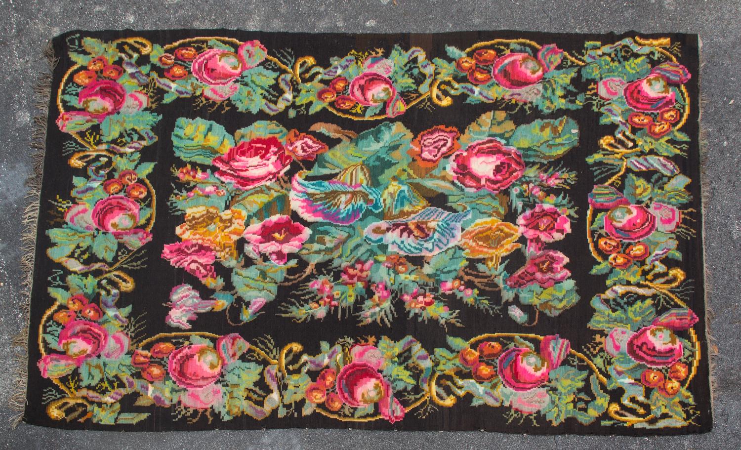 Two Flat Woven Rugs
