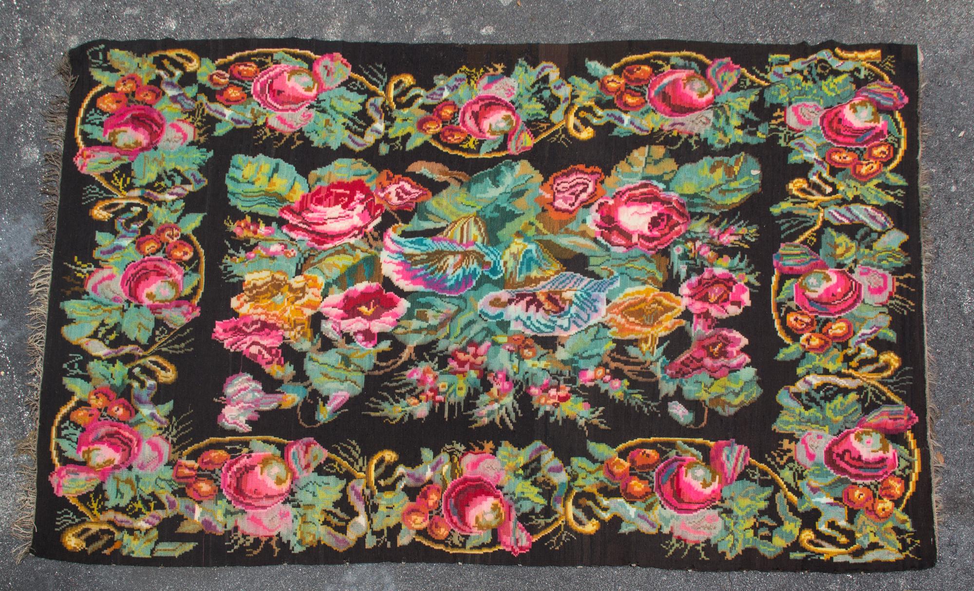 Two Flat Woven Rugs