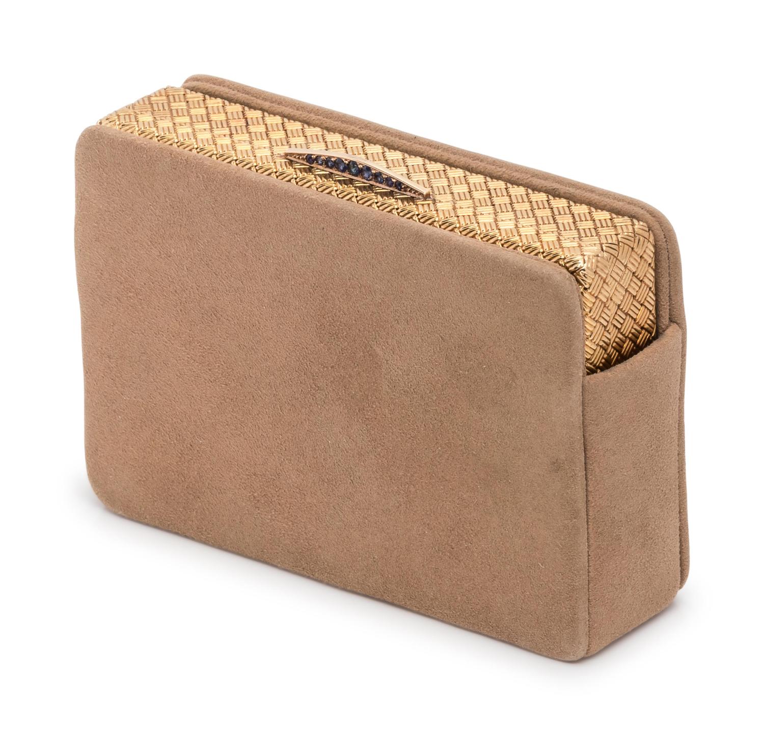 Gold and Sapphire Cigarette Case