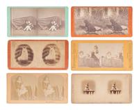 [EARLY PHOTOGRAPHY]. PAWS on parade! A collection of photographs featuring felines and canines.