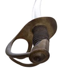 [CIVIL WAR]. US Model 1860 Light Cavalry saber. Manufactured by Ames, Chicopee, MA.