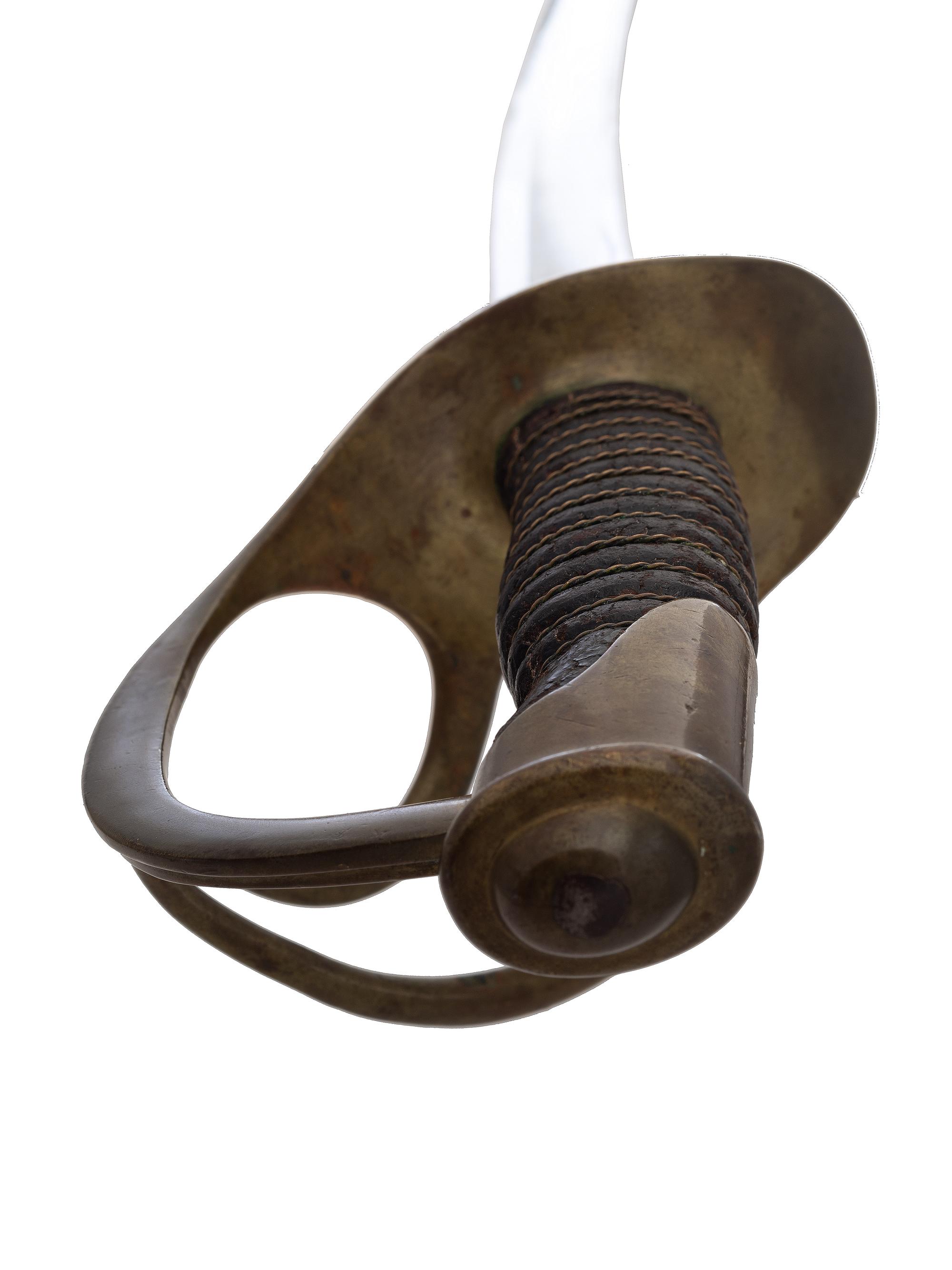 [CIVIL WAR]. US Model 1860 Light Cavalry saber. Manufactured by Ames, Chicopee, MA.