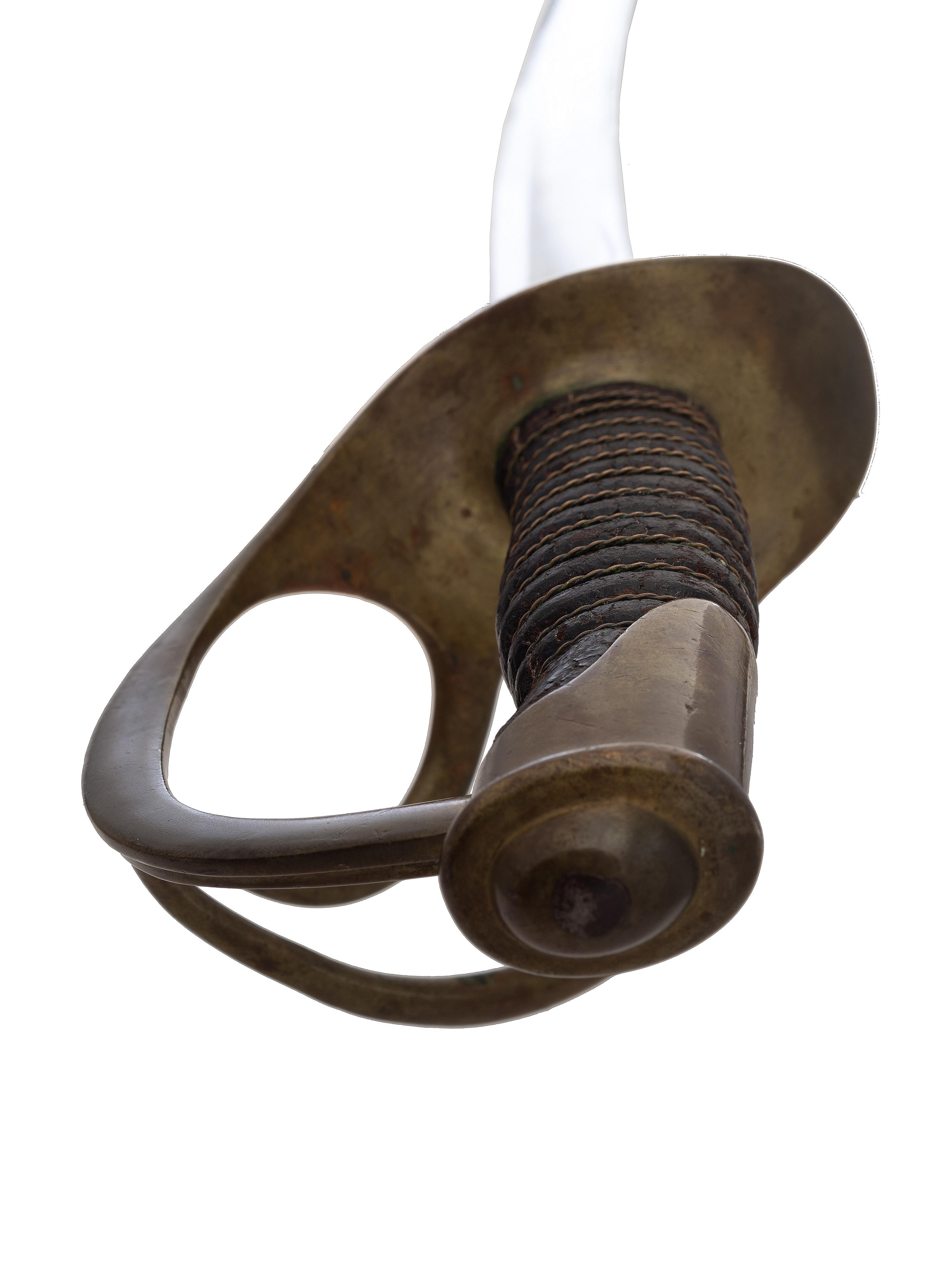 [CIVIL WAR]. US Model 1860 Light Cavalry saber. Manufactured by Ames, Chicopee, MA.