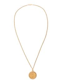 GOLD EAGLE COIN PENDANT NECKLACE