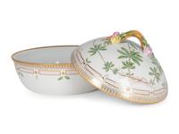 A Royal Copenhagen Flora Danica Porcelain Covered Vegetable Dish