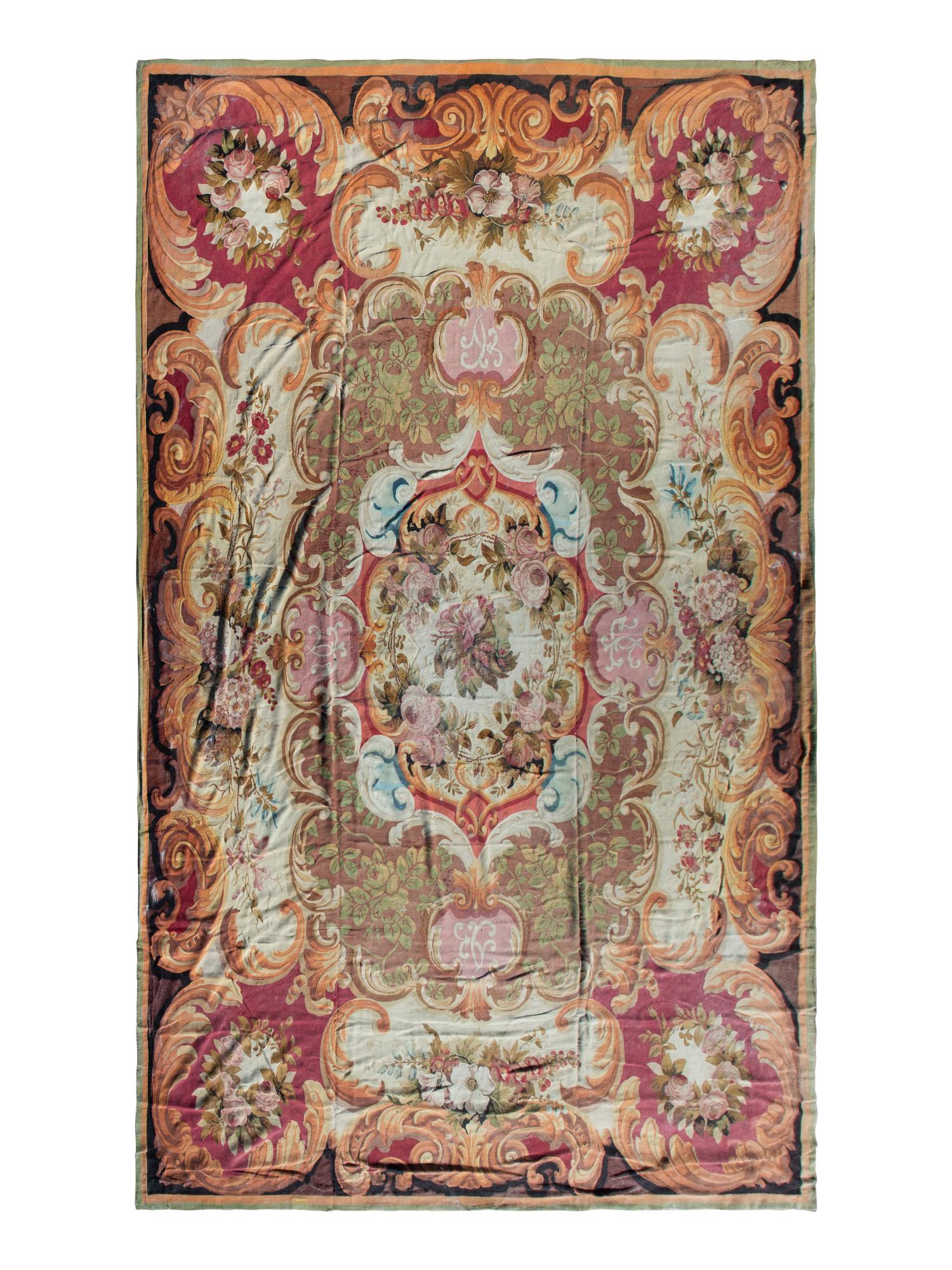 A Louis Philppe Style Aubusson Rug