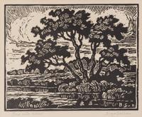 Birger Sandzen, (American, 1871-1954), Sunshine Lake and Pond with Willows (two works)